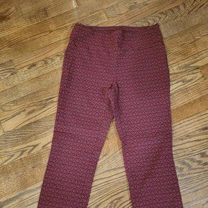 Jules & Leopold Patterned Crop Pullon Pants